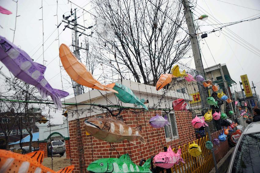 선등거리(산천어등)시가지야경 의 사진