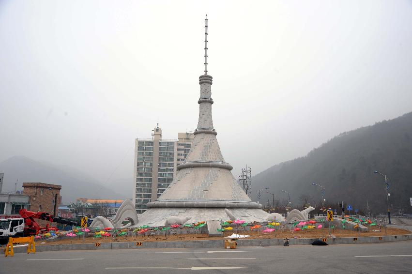 선등거리(산천어등)시가지야경 의 사진