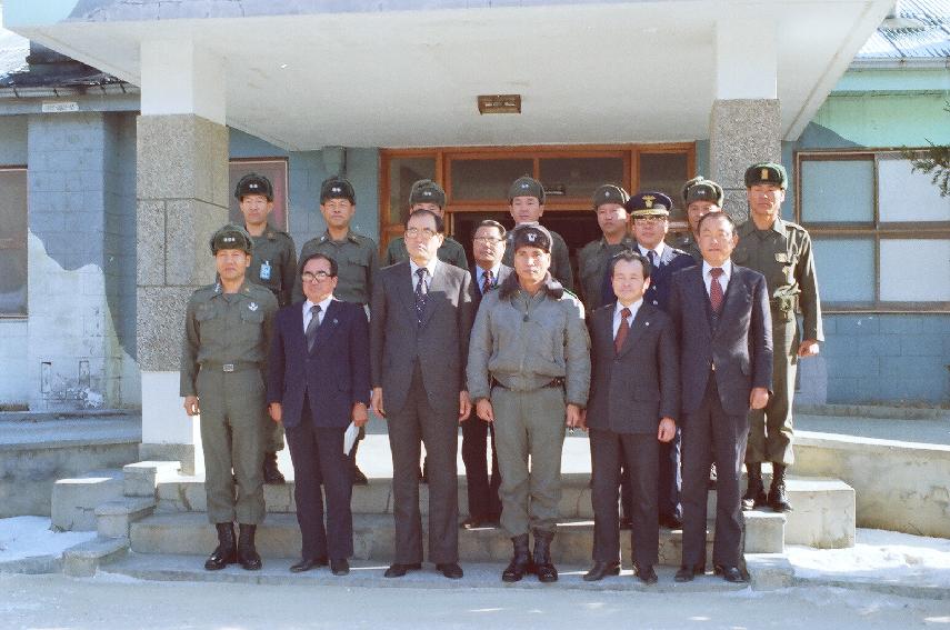 도지사 군부대 방문 의 사진