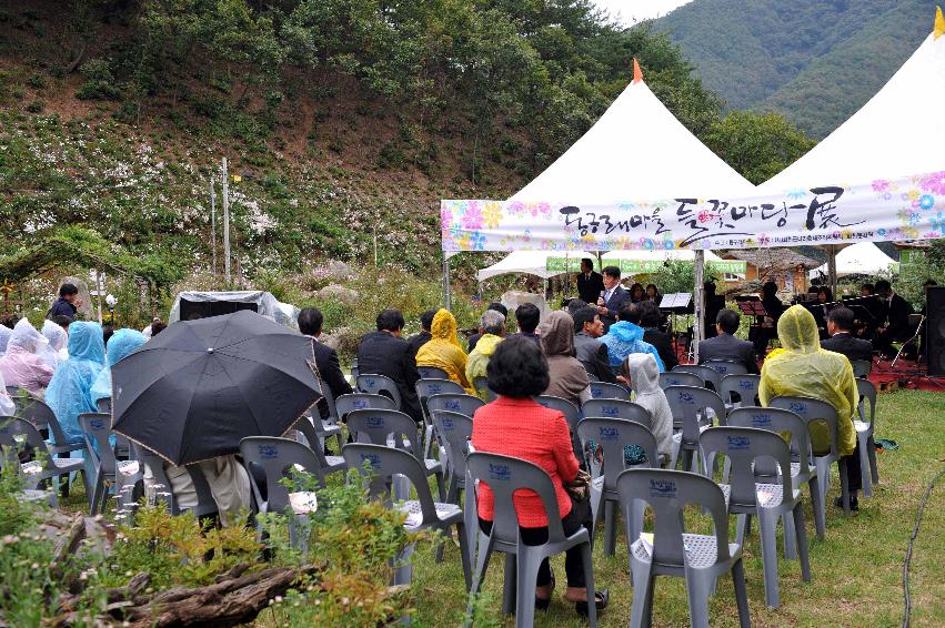 동구래마을 들꽃마당전 개막식 의 사진