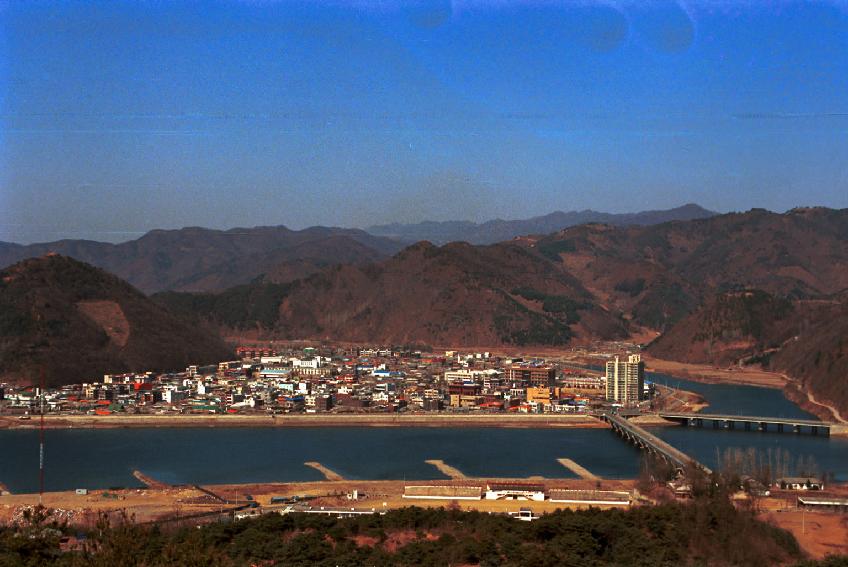 화천읍 전경 사진
