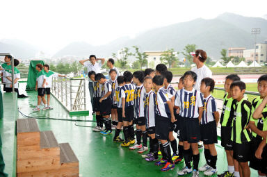 2011 화천평화페스티벌 전국유소년 축구대회 시상식 의 사진