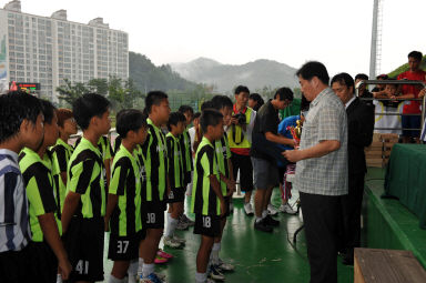 2011 화천평화페스티벌 전국유소년 축구대회 시상식 의 사진