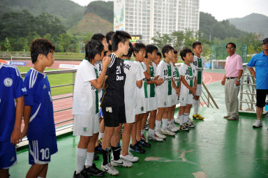 2011 화천평화페스티벌 전국유소년 축구대회 시상식 의 사진