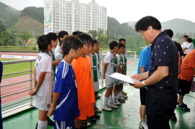 2011 화천평화페스티벌 전국유소년 축구대회 시상식 의 사진