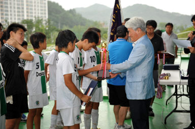 2011 화천평화페스티벌 전국유소년 축구대회 시상식 의 사진