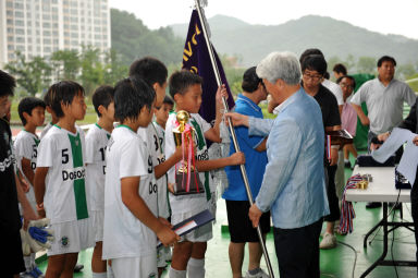 2011 화천평화페스티벌 전국유소년 축구대회 시상식 의 사진