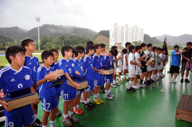 2011 화천평화페스티벌 전국유소년 축구대회 시상식 의 사진