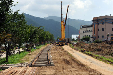 2011년도 열차펜션공사 사진