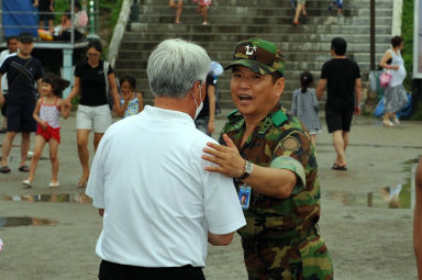 2011년도 군부대 용선대회 개회식 의 사진