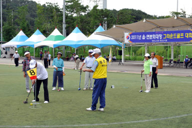 2011년도 제2회 그라운드 골프대회 개회식 의 사진