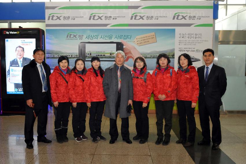 2012년도 ITX-청춘열차 개통식 의 사진