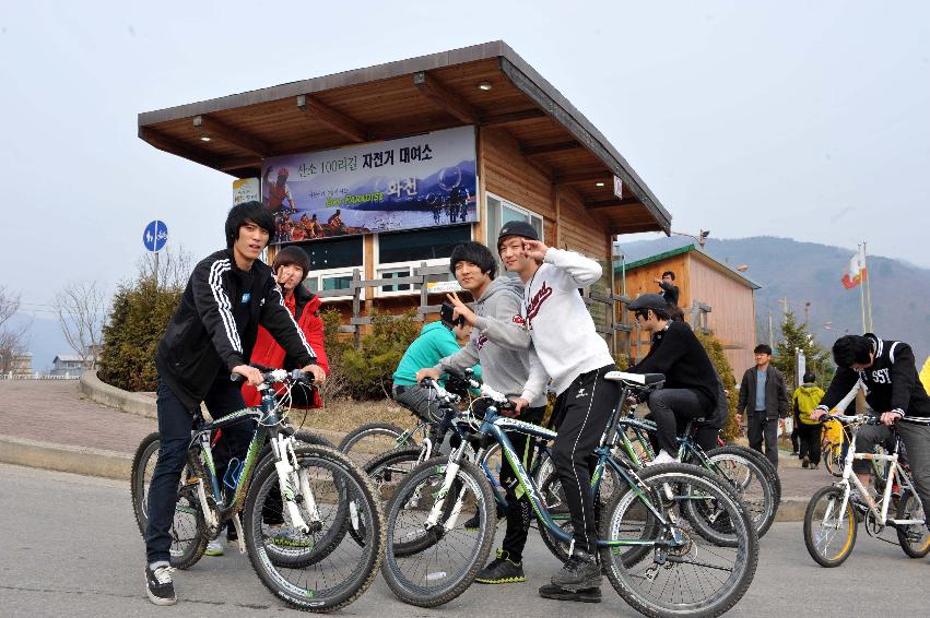 2012년 상지영서대학교 화천관광 팸투어 사진