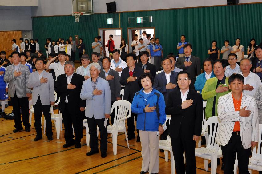 2012년 화천군 학교대항 스포츠클럽 대회 개회식 의 사진