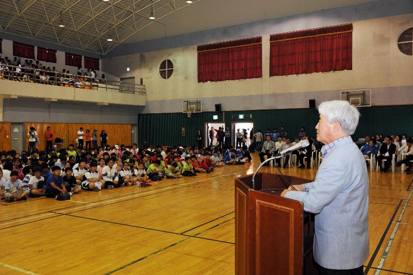 2012년 화천군 학교대항 스포츠클럽 대회 개회식 의 사진