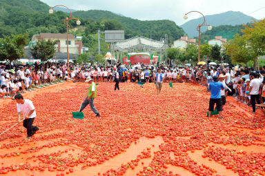 2012년도 토마토축제 의 사진