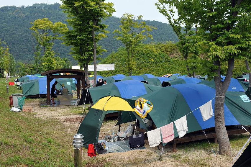 2012년도 쪽배축제(예약캠핑촌,딴산풍경,신읍리계곡) 의 사진