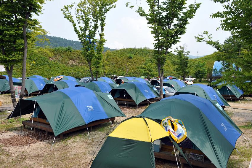 2012년도 쪽배축제(예약캠핑촌,딴산풍경,신읍리계곡) 의 사진