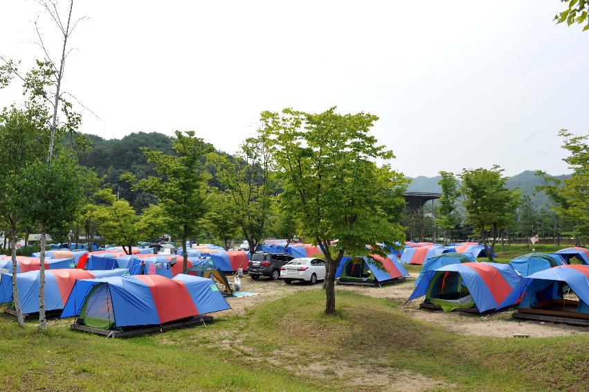 2012년도 쪽배축제(예약캠핑촌,딴산풍경,신읍리계곡) 의 사진