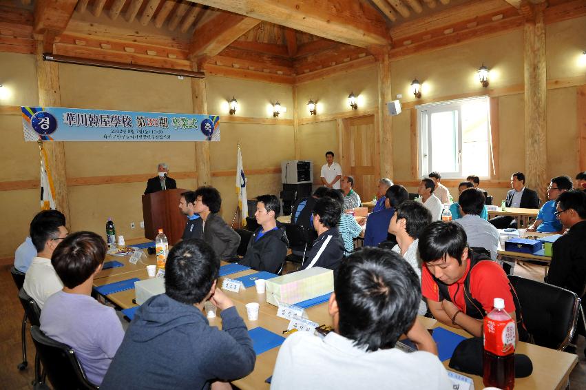 2012년 화천한옥학교 제33기 졸업식  의 사진