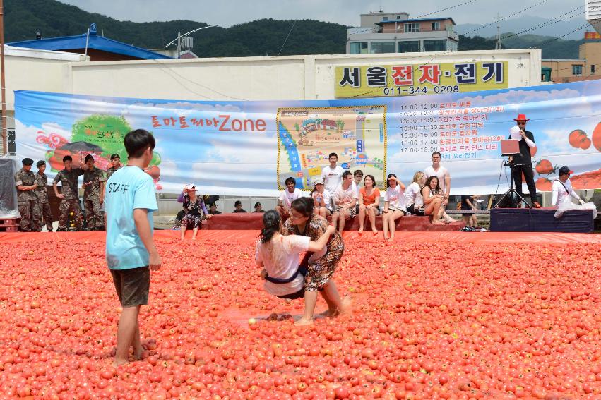 2013년 토마토축제 의 사진