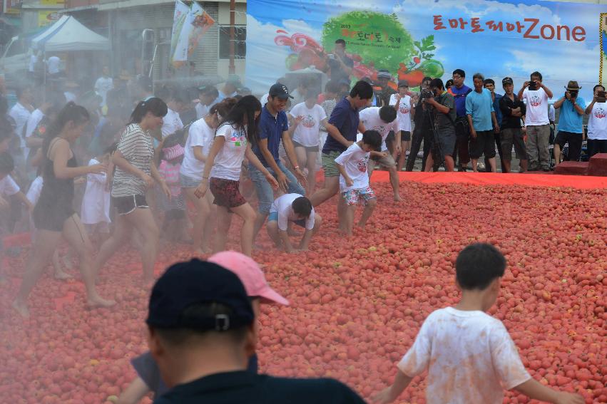 2013년 토마토축제 의 사진