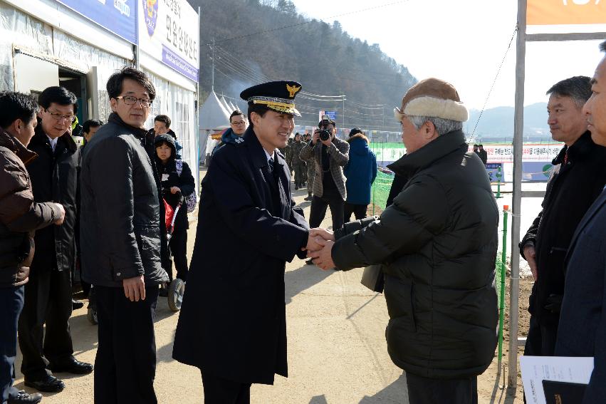 2014 김호윤 강원도경찰청장 방문 의 사진