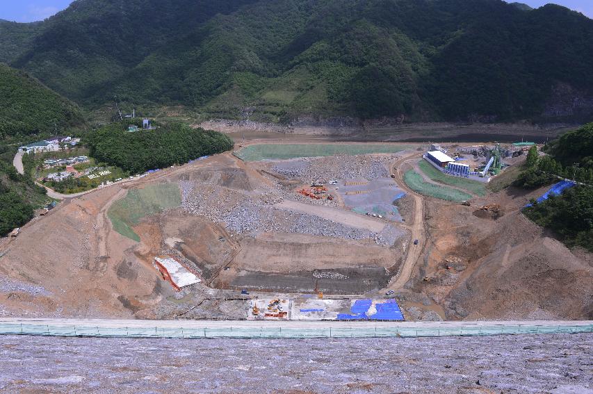2014 평화의 댐 치수능력 증대사업 공사현장 사진