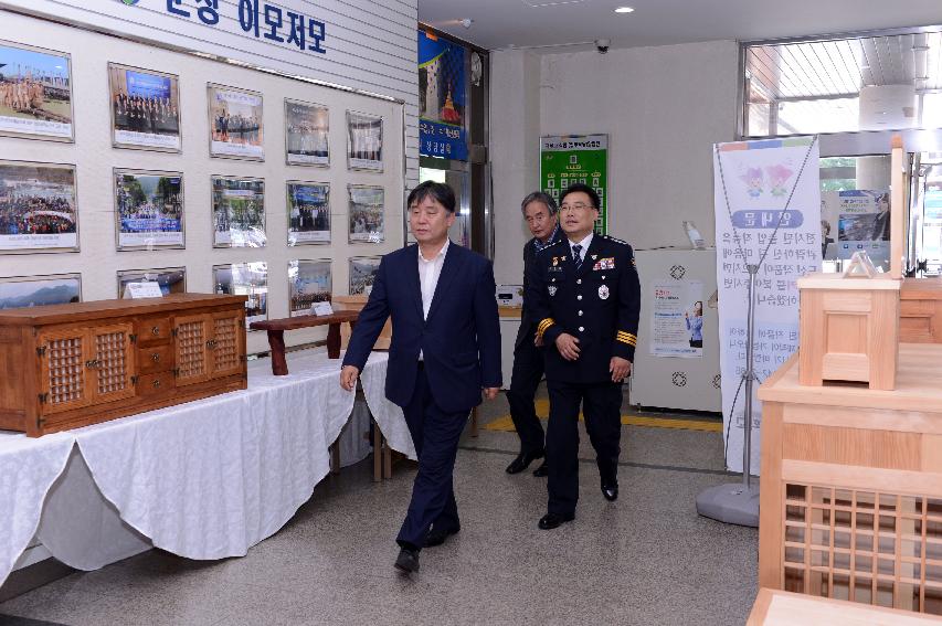 2014 김준영 화천경찰서장 내방 의 사진
