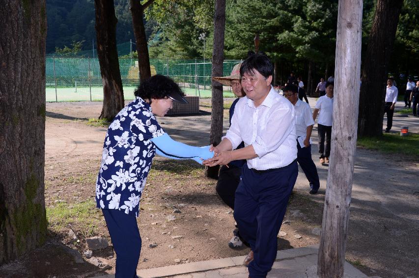 2014 쪽배축제 산림박람회 현장점검 보고회 의 사진