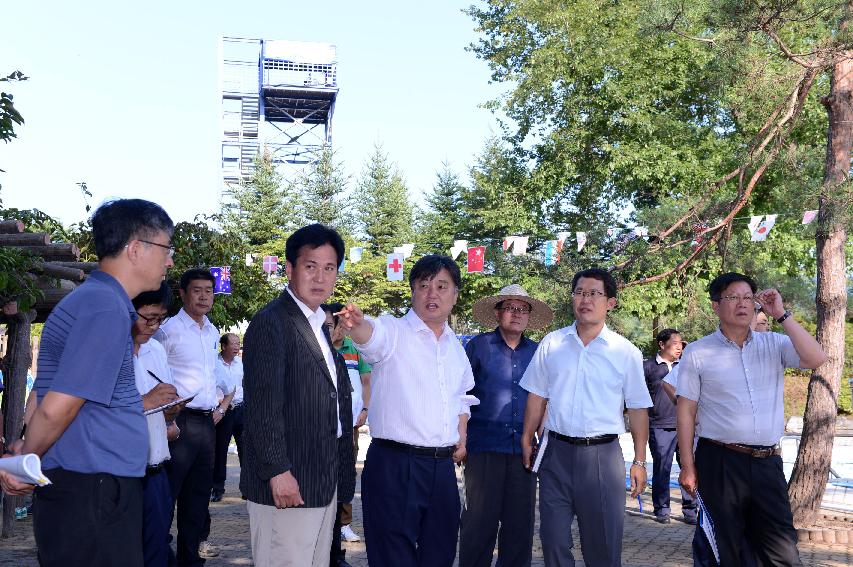 2014 쪽배축제 산림박람회 현장점검 보고회 의 사진