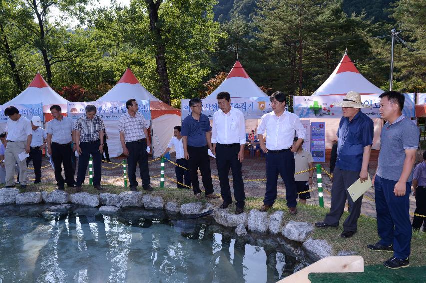 2014 쪽배축제 산림박람회 현장점검 보고회 의 사진