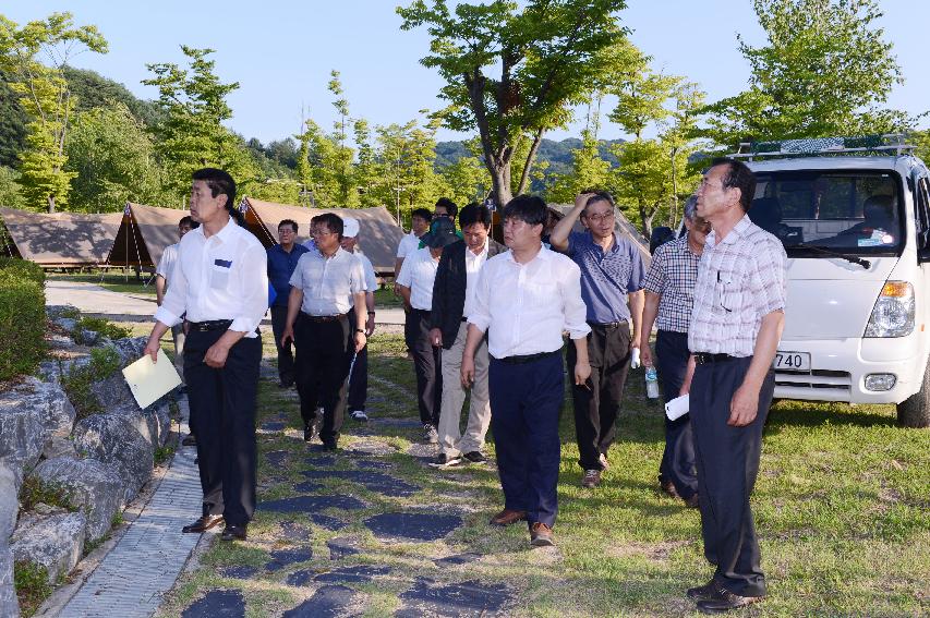 2014 쪽배축제 산림박람회 현장점검 보고회 의 사진