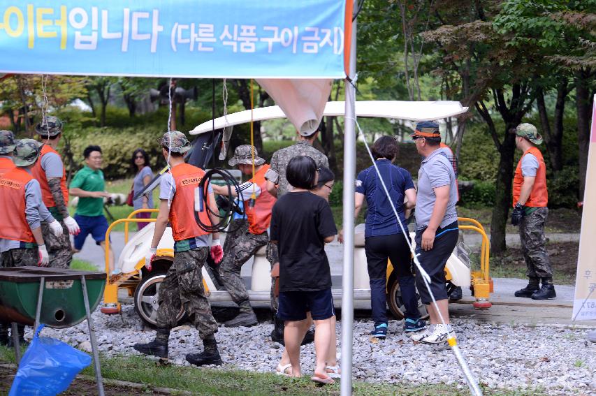 2014 쪽배축제장 전경 의 사진