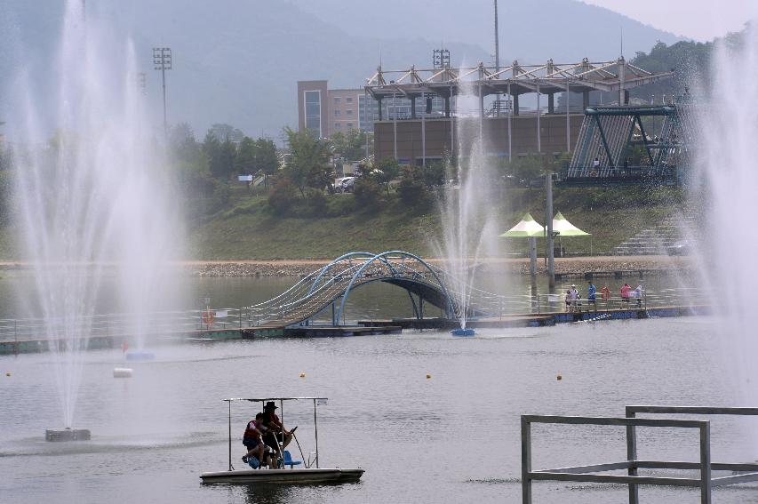 2014 쪽배축제장 전경 의 사진