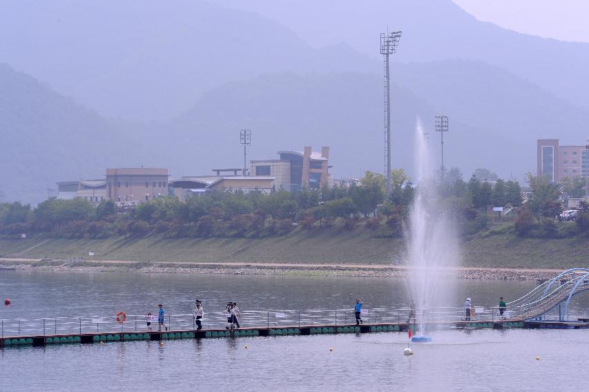 2014 쪽배축제장 전경 의 사진