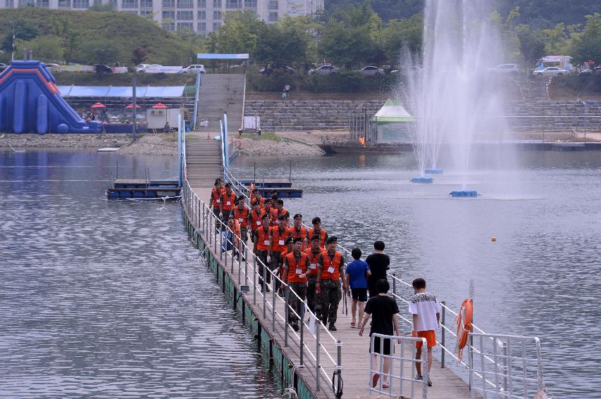 2014 쪽배축제장 전경 의 사진