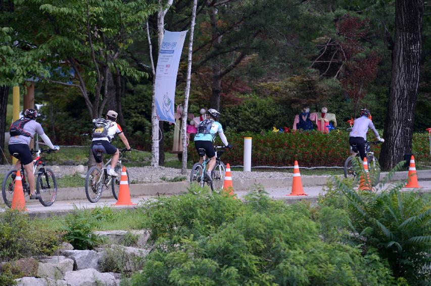 2014 쪽배축제장 전경 의 사진