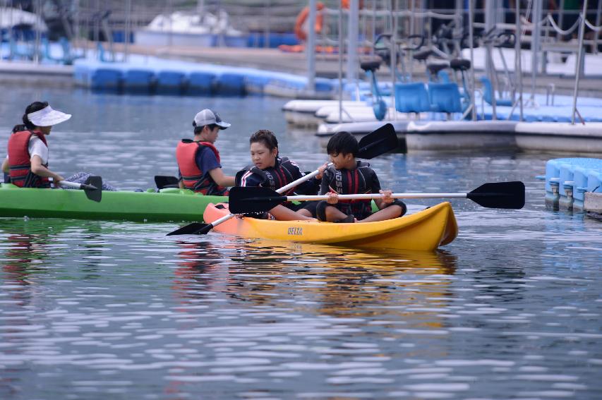 2014 쪽배축제장 전경 의 사진