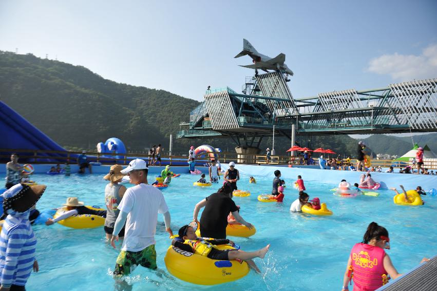 2014 쪽배축제장 전경 의 사진