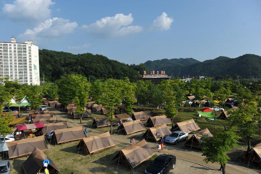 2014 쪽배축제장 전경 의 사진