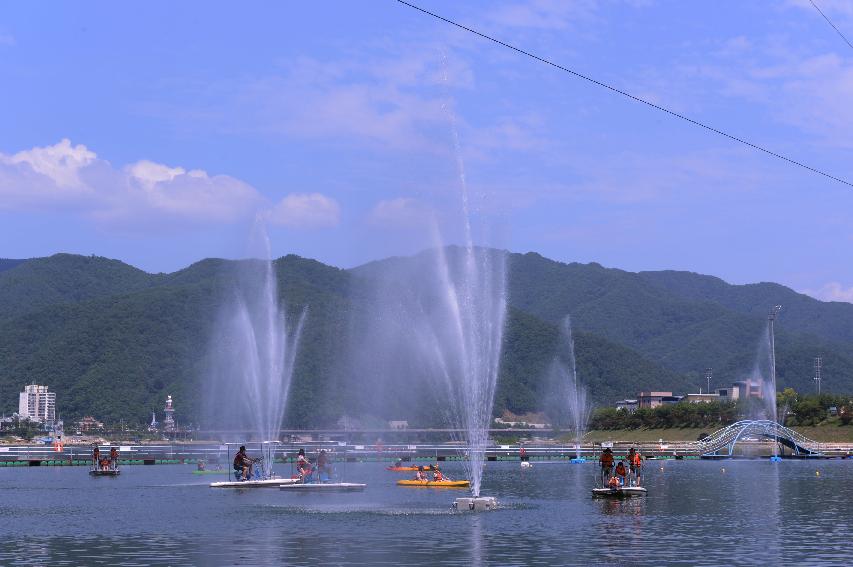 2014 쪽배축제장 전경 의 사진