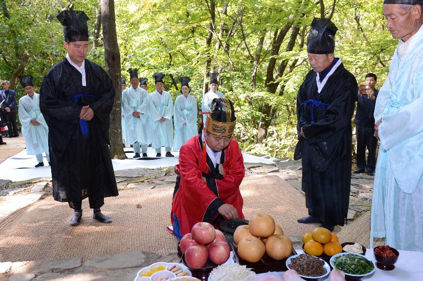 2014 제30회 용화축전 산신제 의 사진