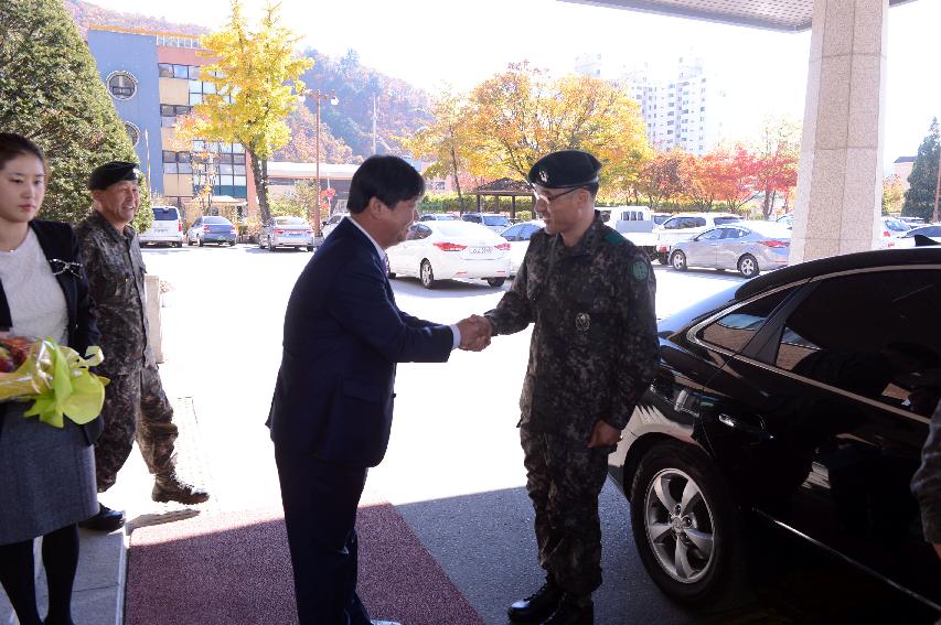 2014 서정열 육군 제7보병사단장 방문  의 사진