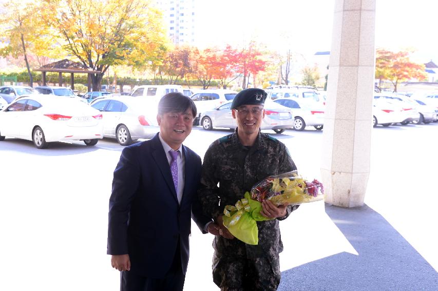 2014 서정열 육군 제7보병사단장 방문  의 사진