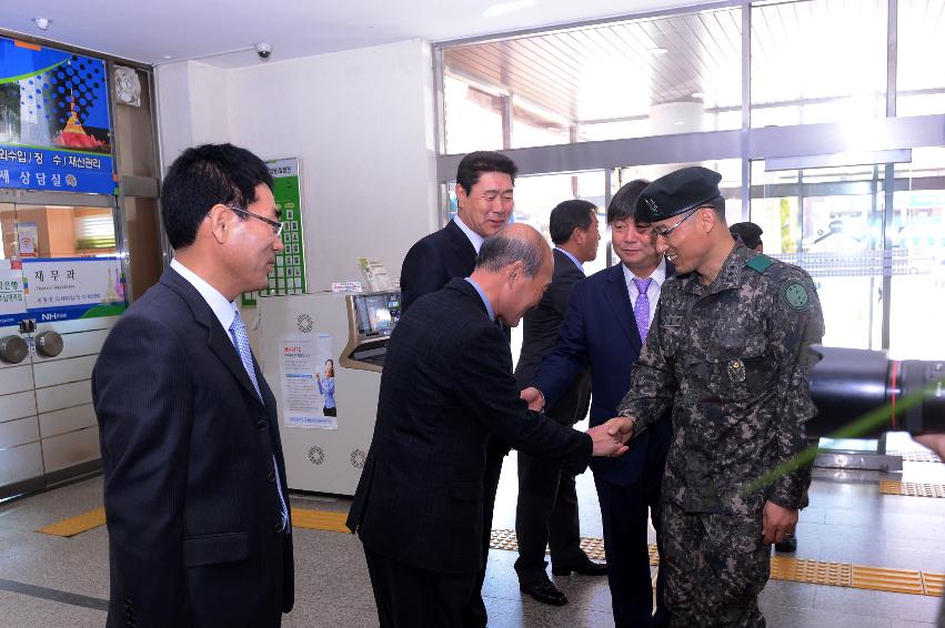 2014 서정열 육군 제7보병사단장 방문  의 사진