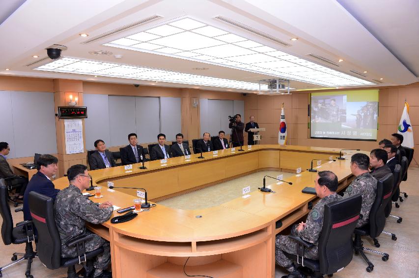 2014 서정열 육군 제7보병사단장 방문  의 사진