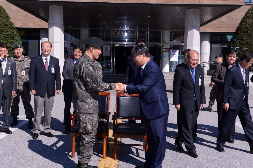 2014 서정열 육군 제7보병사단장 방문  의 사진