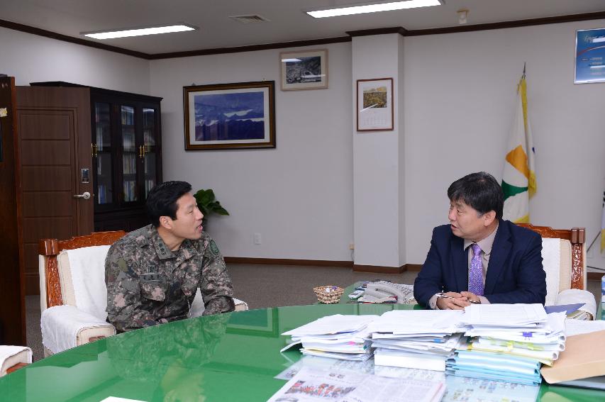 2014 507 기무부대 김동홍 부대장 방문 사진