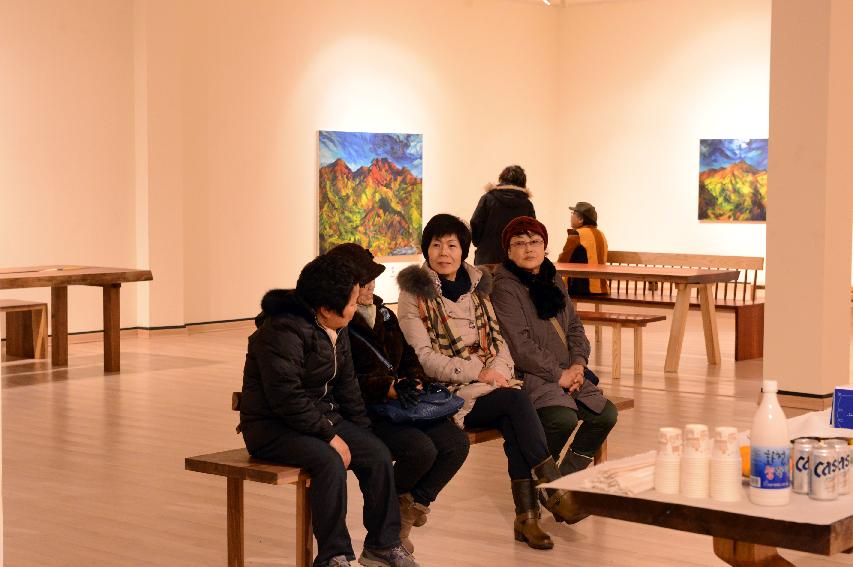 2014 화천갤러리 3인전 전시회 개막식 의 사진